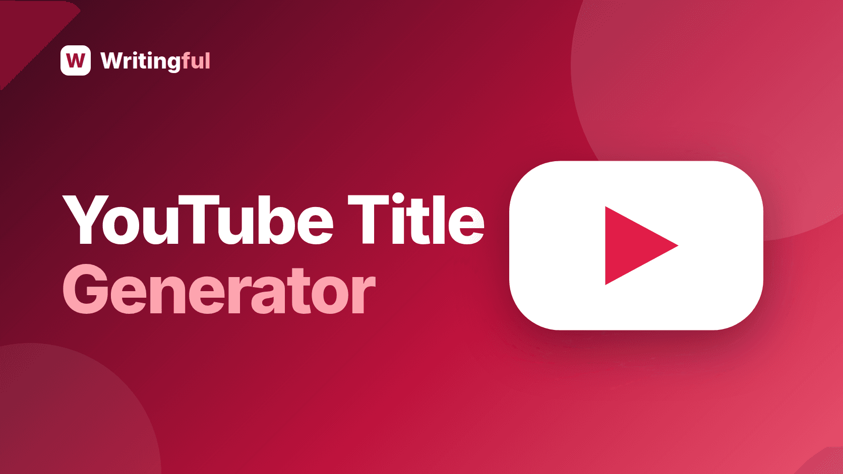 Free YouTube Title Generator