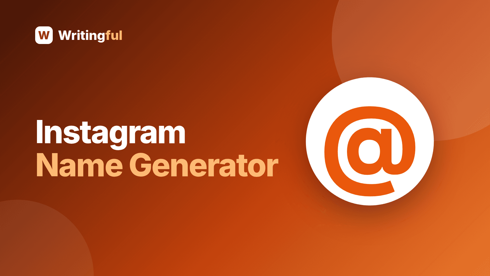 Free Instagram Name Generator