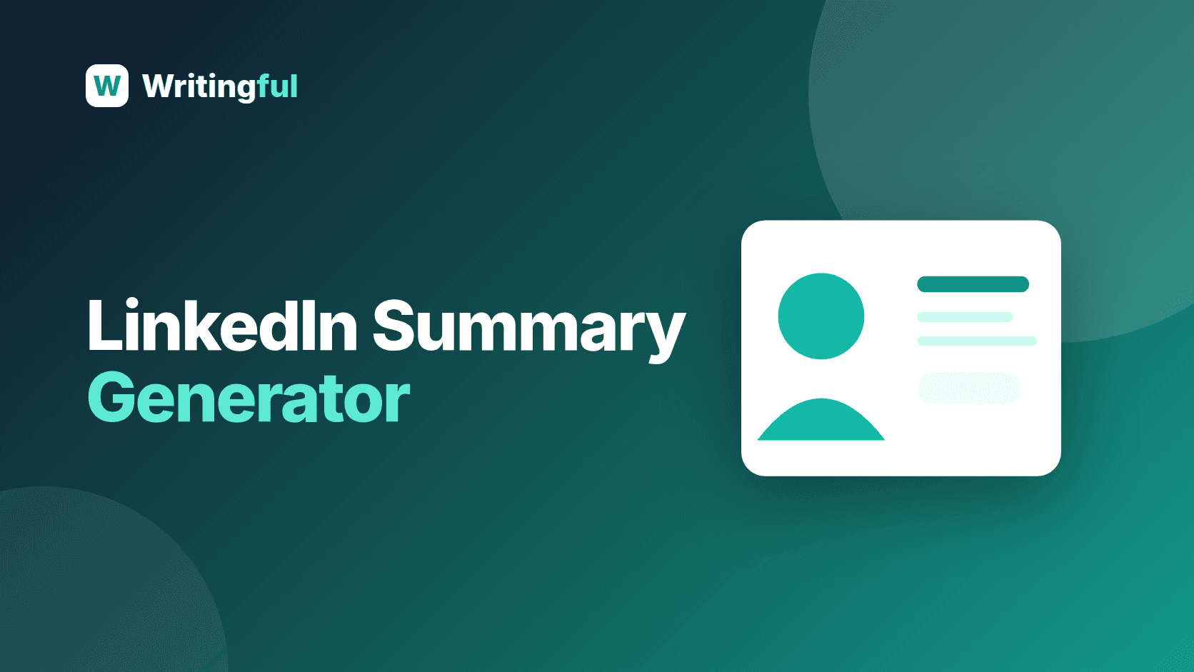 Free LinkedIn Summary Generator