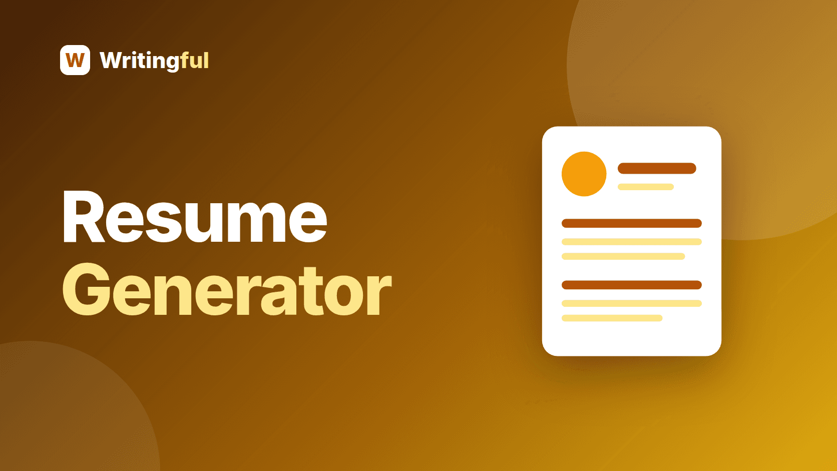 Free Resume Generator