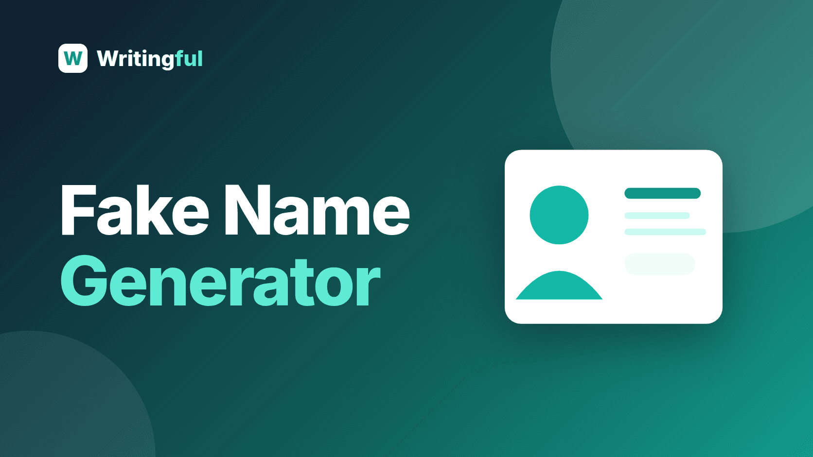 Free Fake Name Generator
