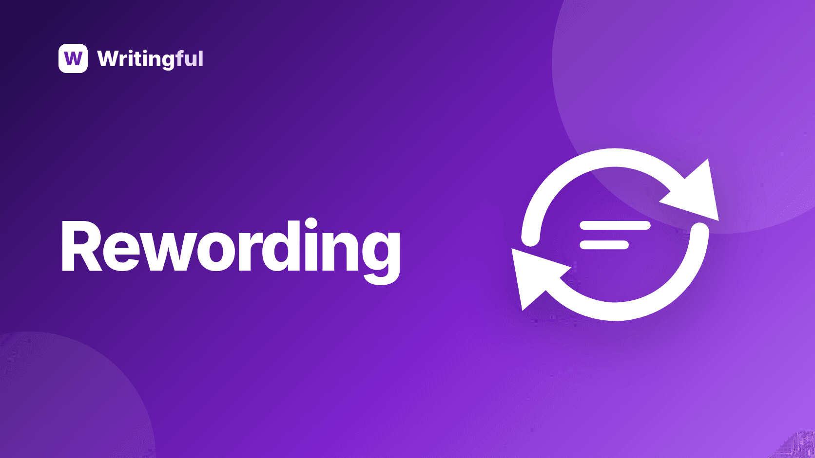 Free Rewording Tool