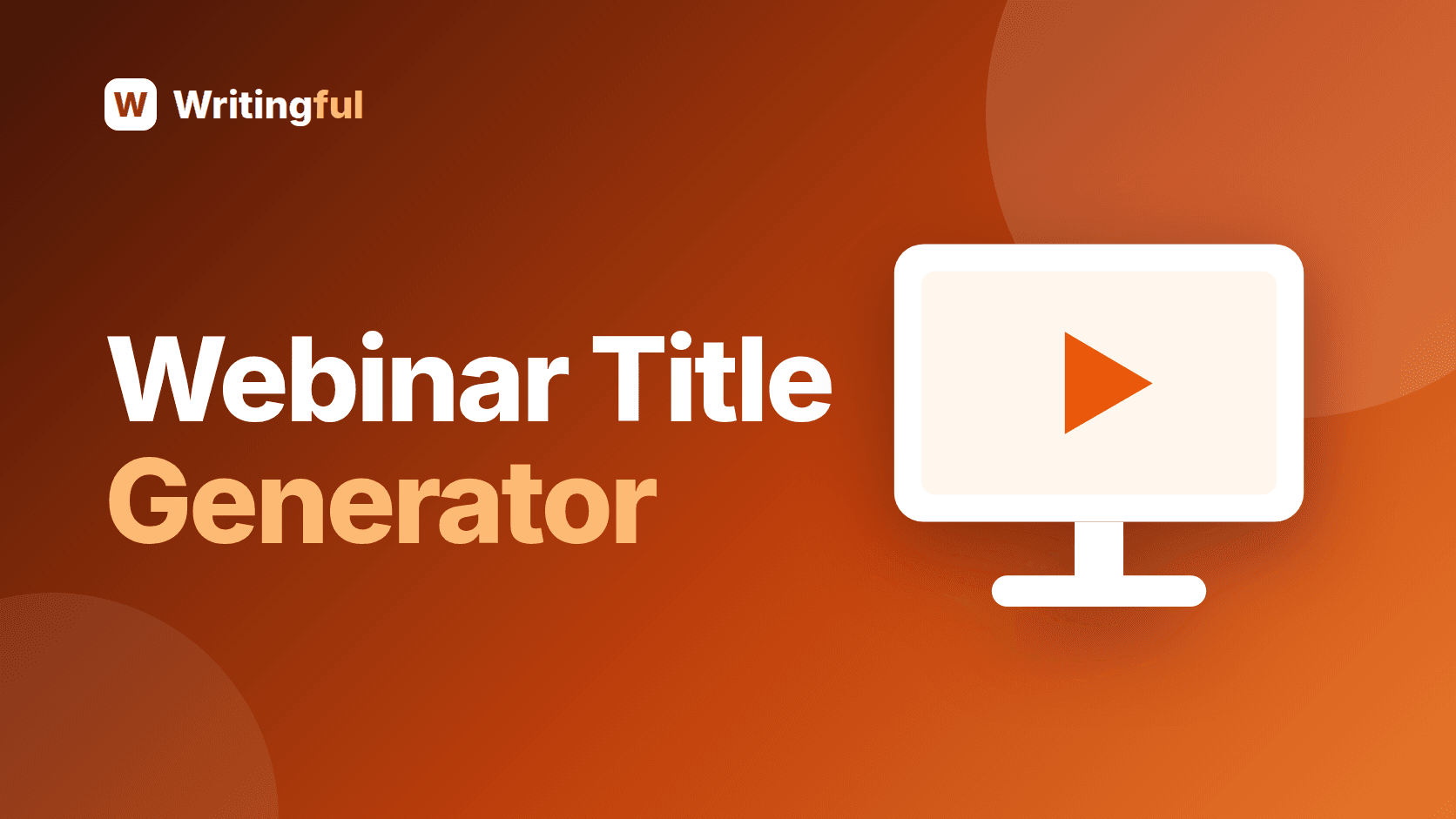 Free Webinar Title Generator