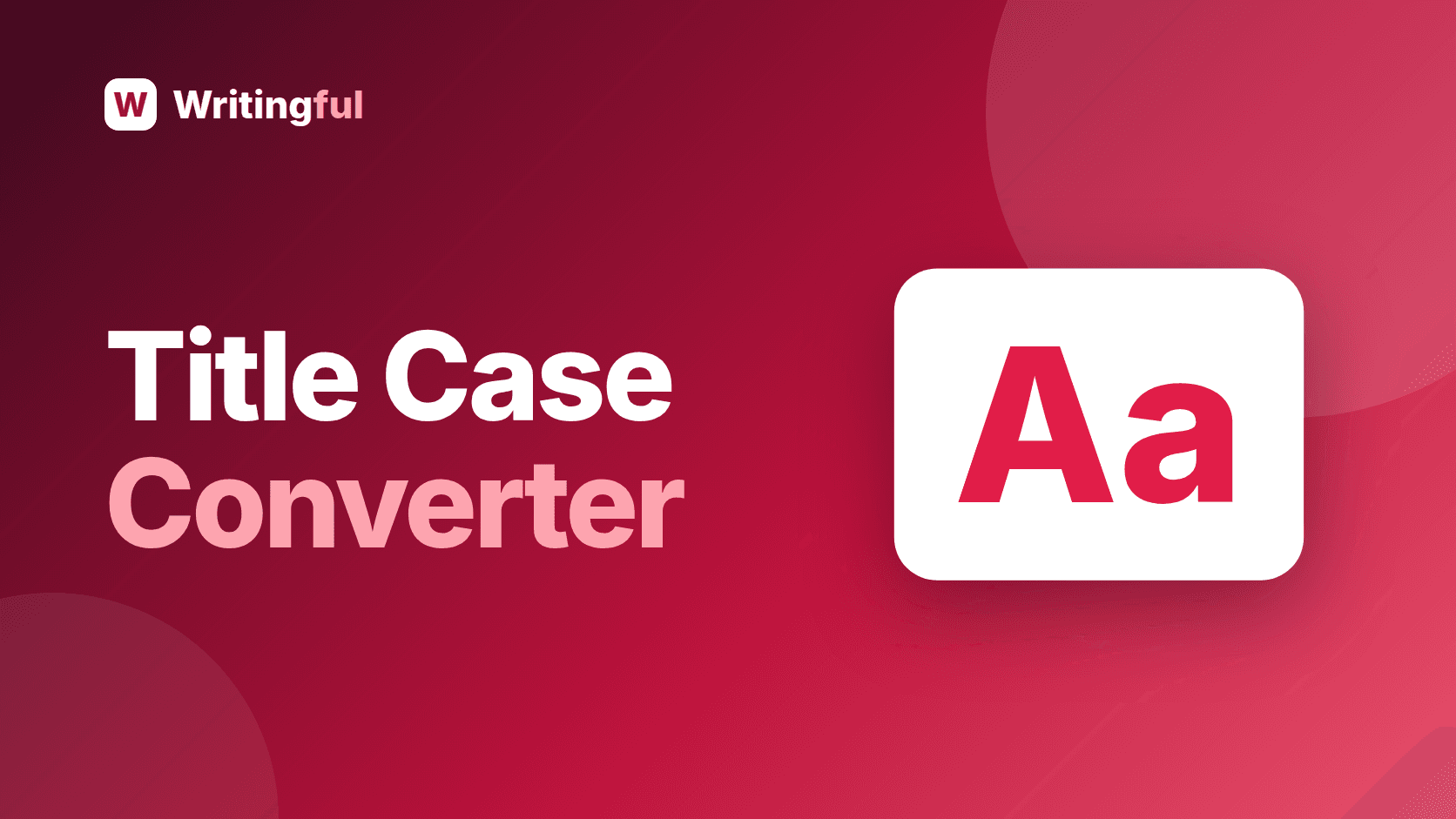 Free Title Case Converter