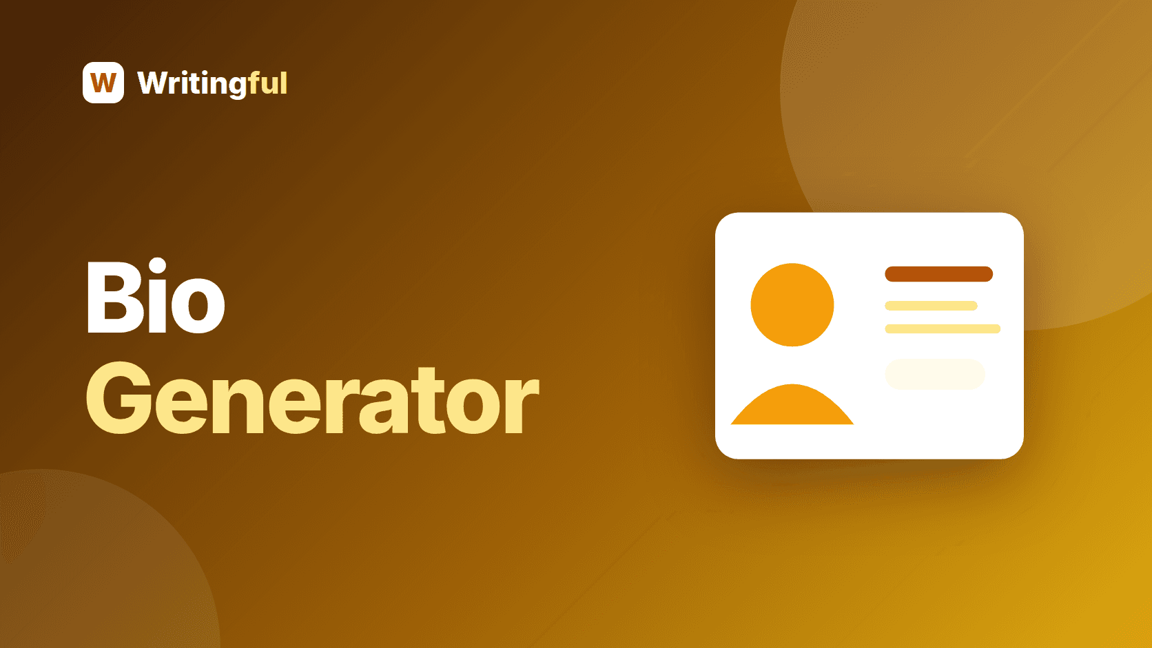 Free Bio Generator