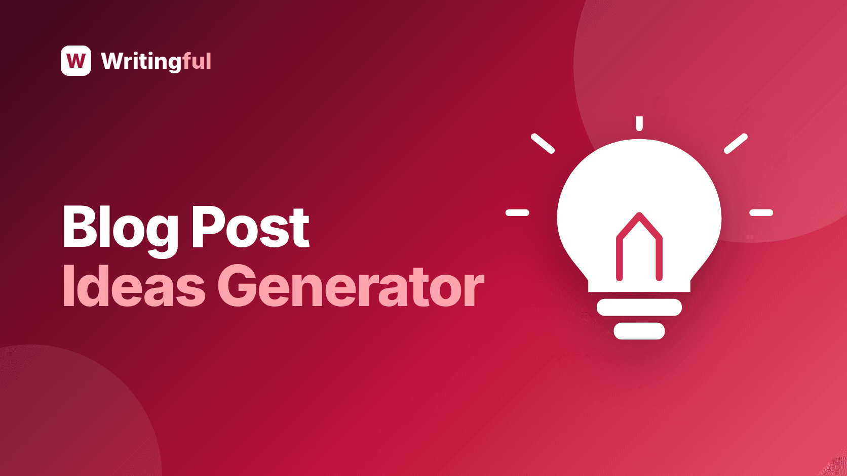 Free Blog Post Ideas Generator