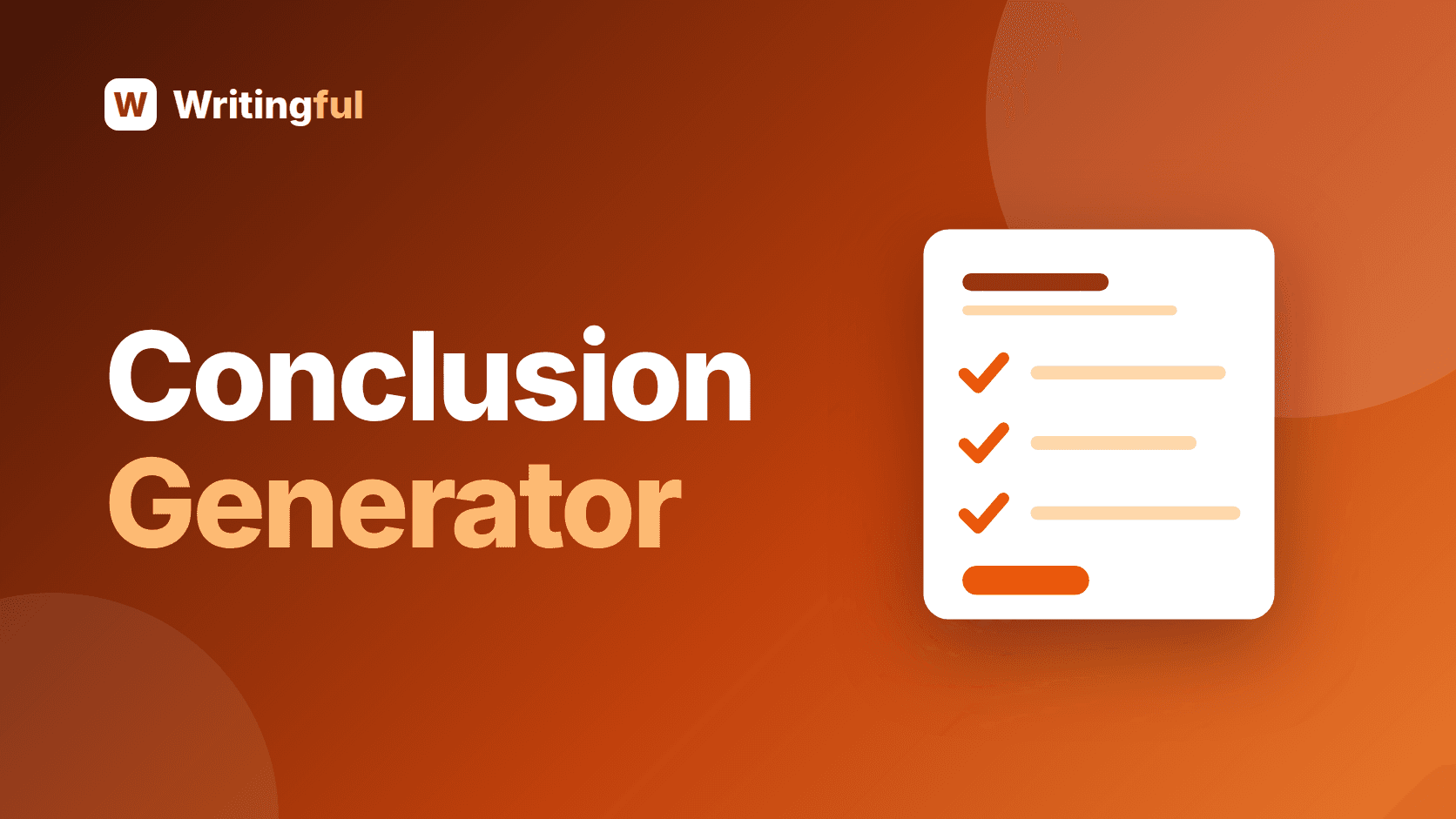 Free Conclusion Generator