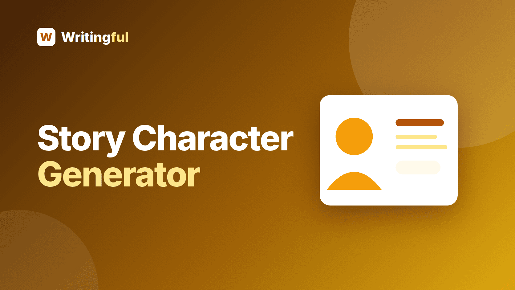 Free Story Character Generator