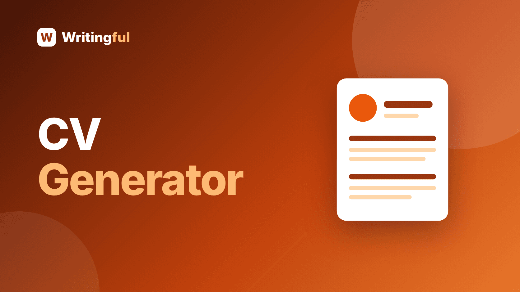 Free CV Generator