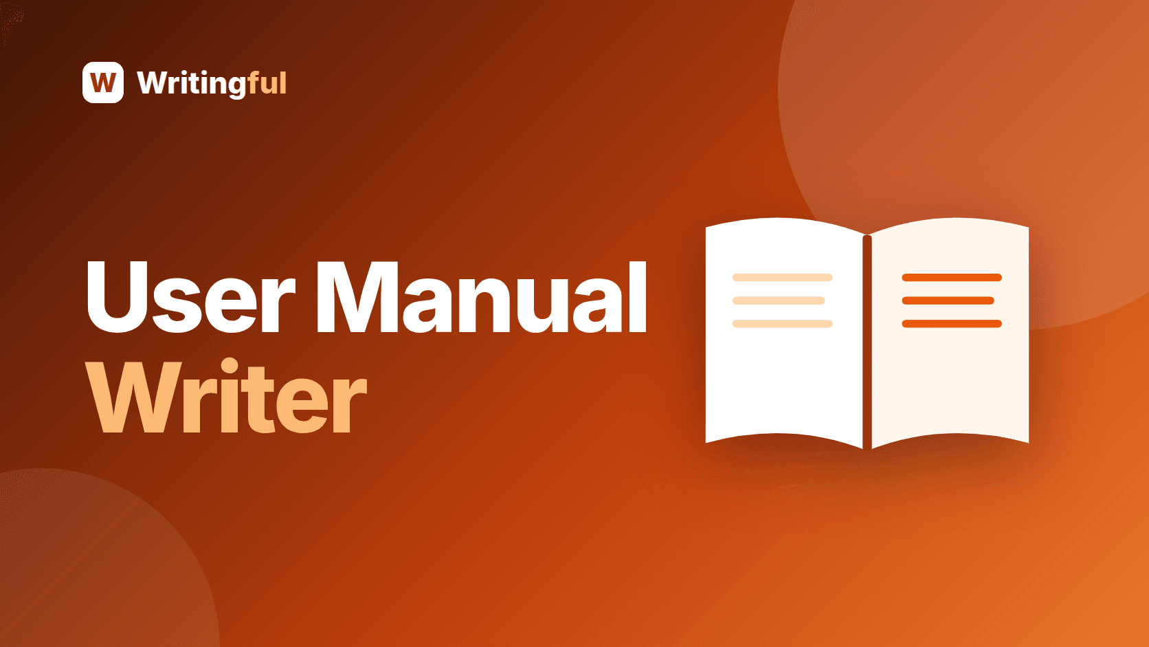 Free User Manual Writer