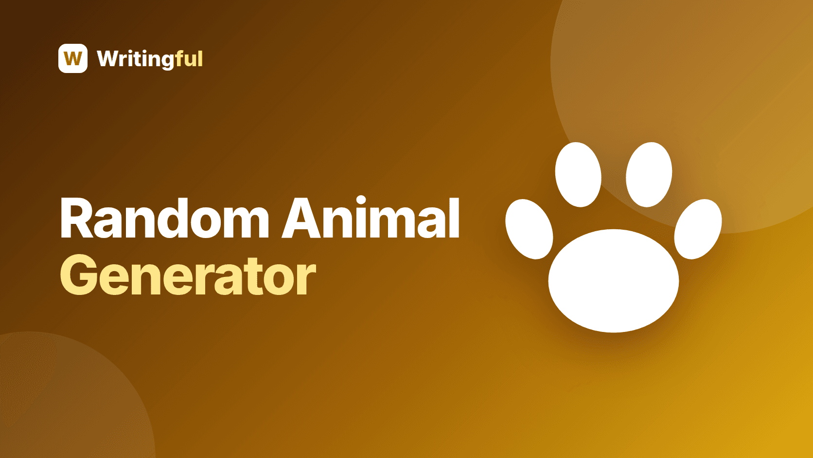 Free Random Animal Generator