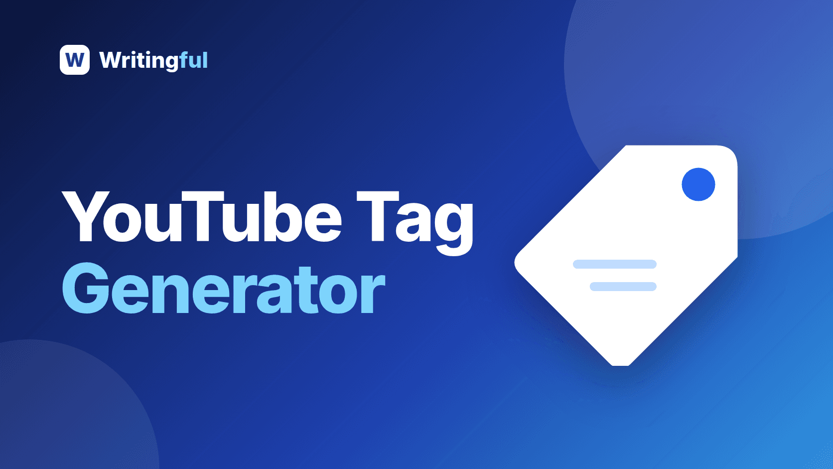 Free YouTube Tag Generator