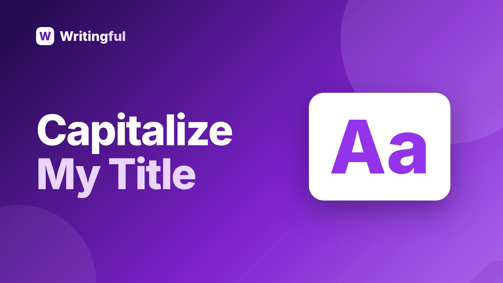 Free Capitalize My Title Tool