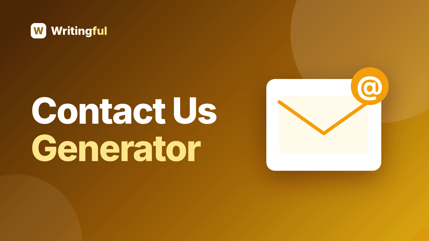 Free Contact Us Generator