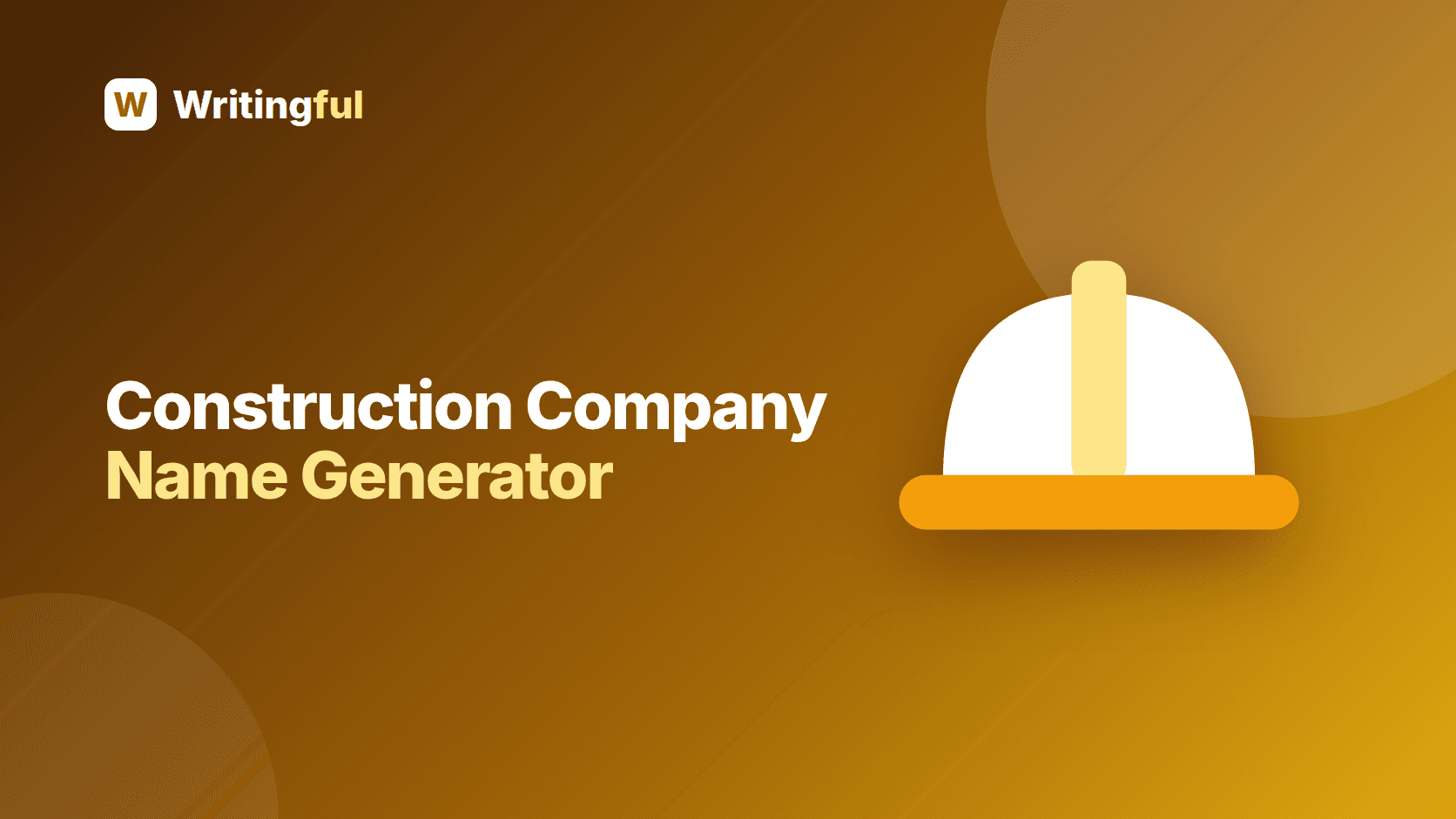 Free Construction Company Name Generator
