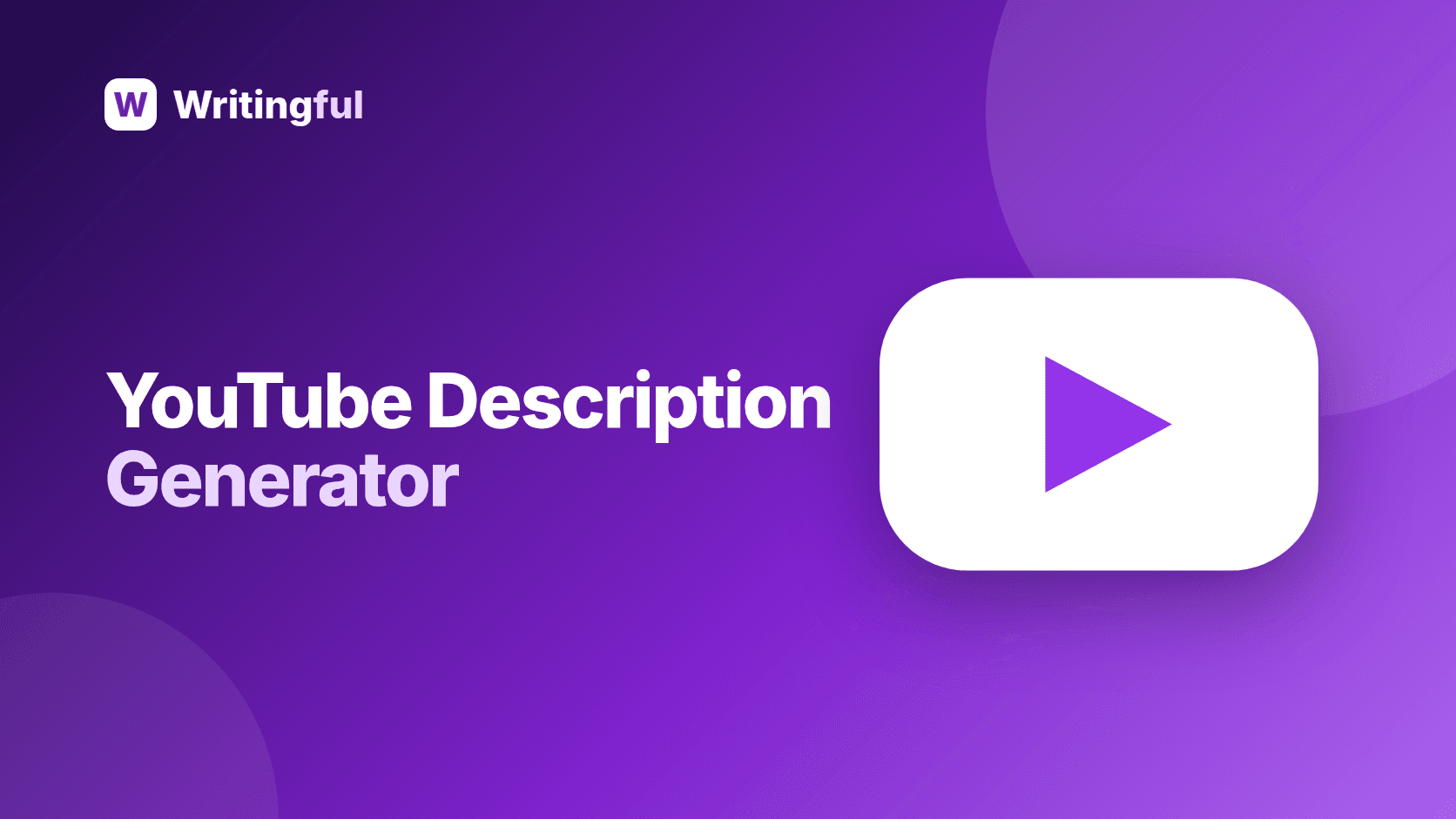 Free YouTube Description Generator